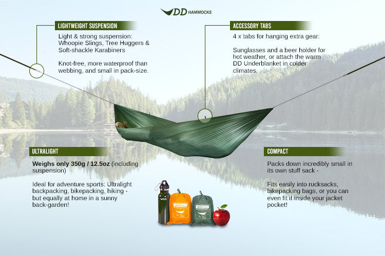 DD SuperLight Hammock - Olive Green